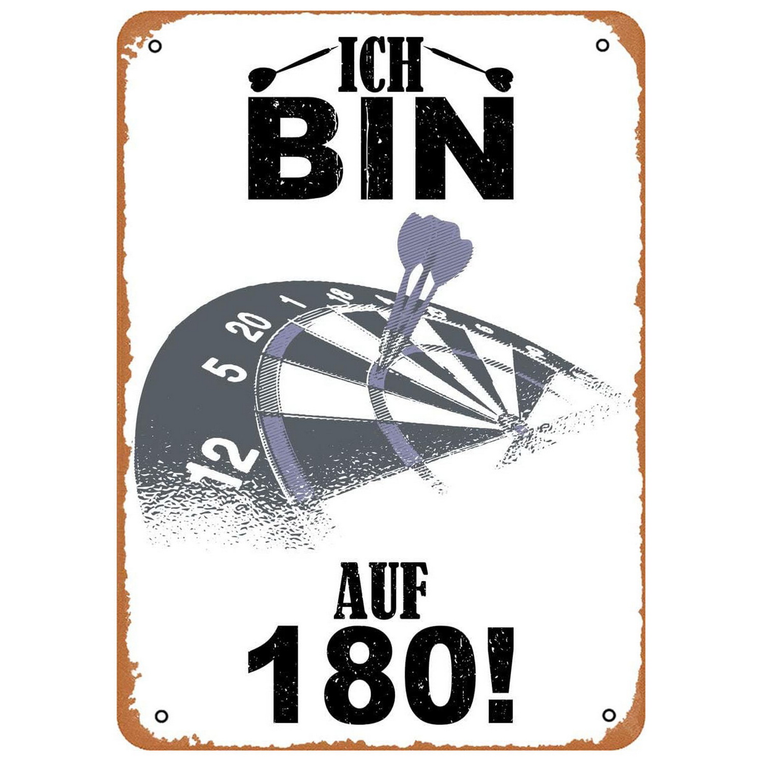 Vintage Darts & Beer Tin Sign, - Vintage Collectible Signs recensie en prijs