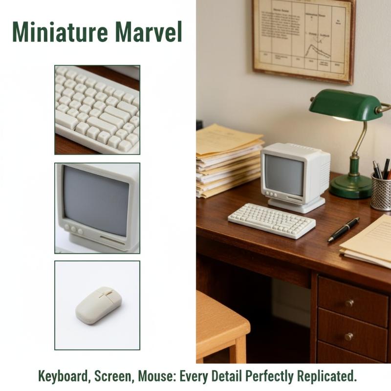 Miniature Desktop Computer Mod - Vintage Collectible Accessories recensie en prijs