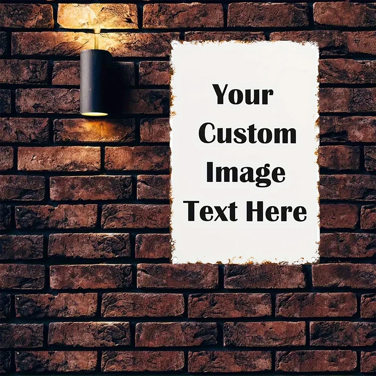 Custom Photo & Text Tin Sign - - Vintage Collectible Signs recensie en prijs