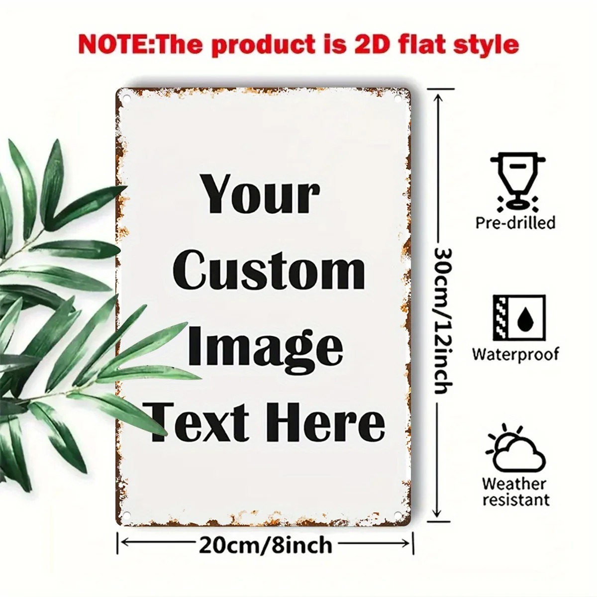Custom Photo & Text Tin Sign - - Vintage Collectible Signs recensie en prijs