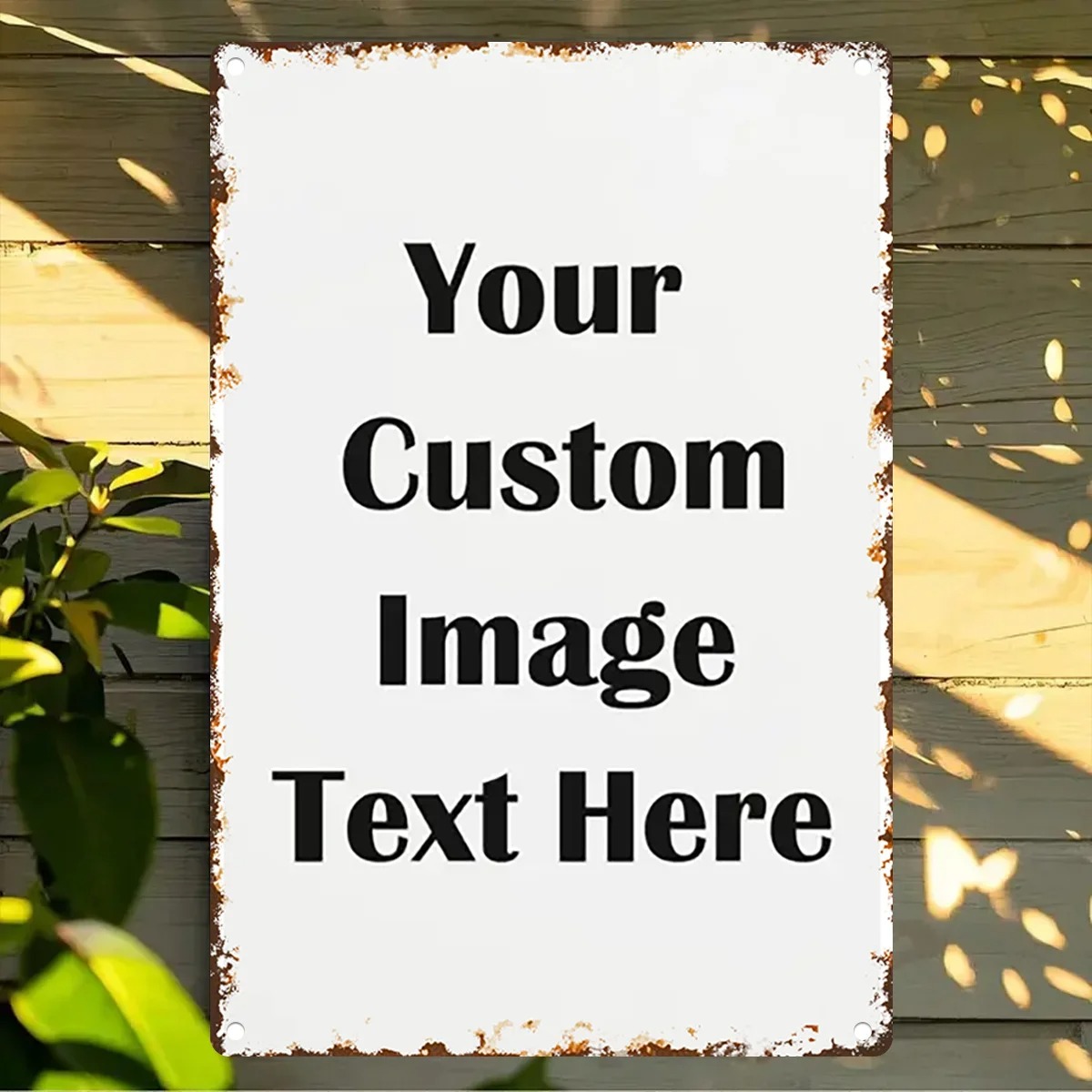 Custom Photo & Text Tin Sign - - Vintage Collectible Signs recensie en prijs