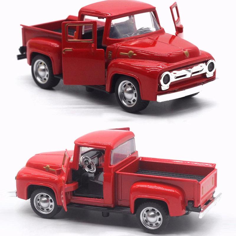1:32 Classical Red Metal Picku - Vintage Collectible Trucks recensie en prijs