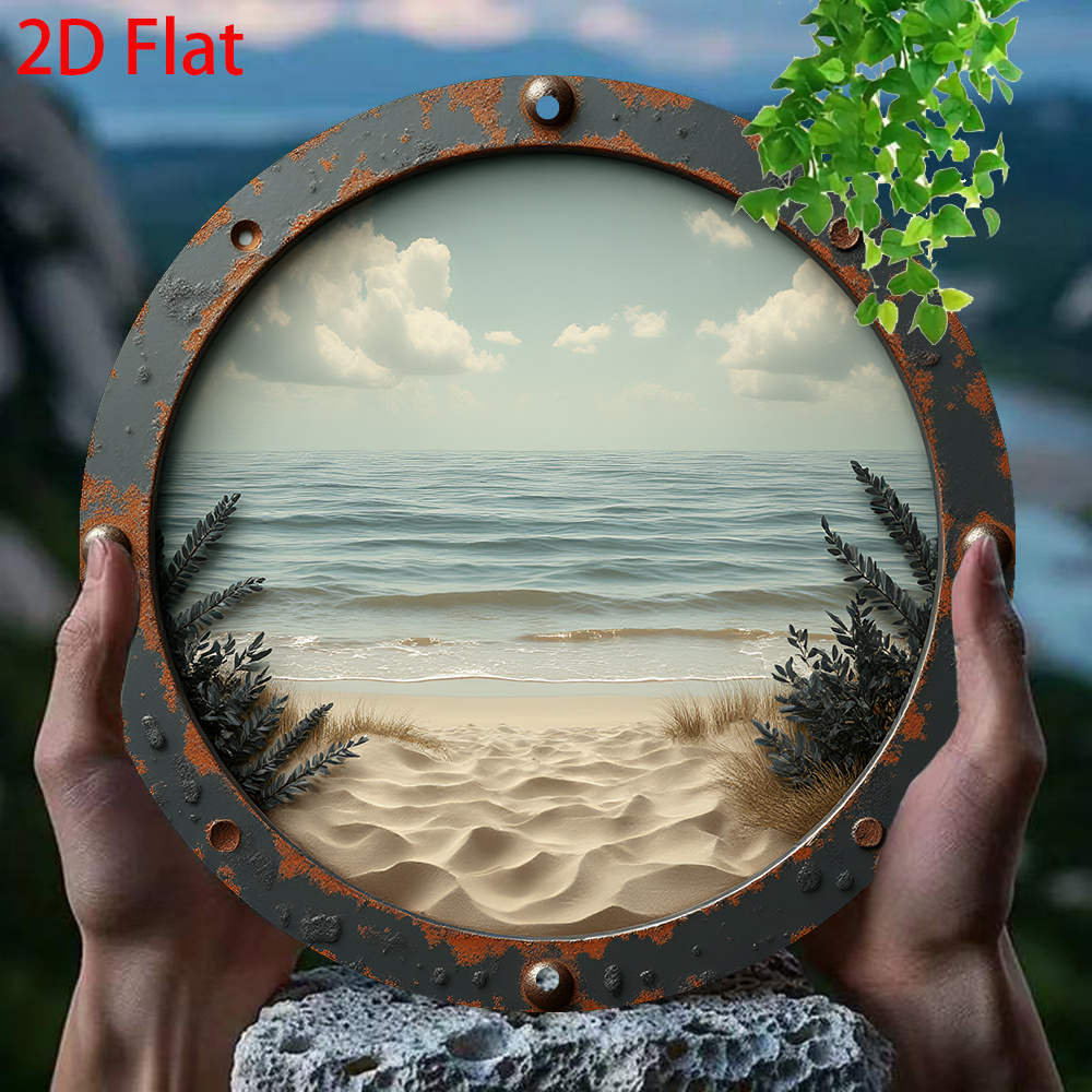 2D Flat - 1pc Vintage Round Al - Vintage Collectible Signs recensie en prijs
