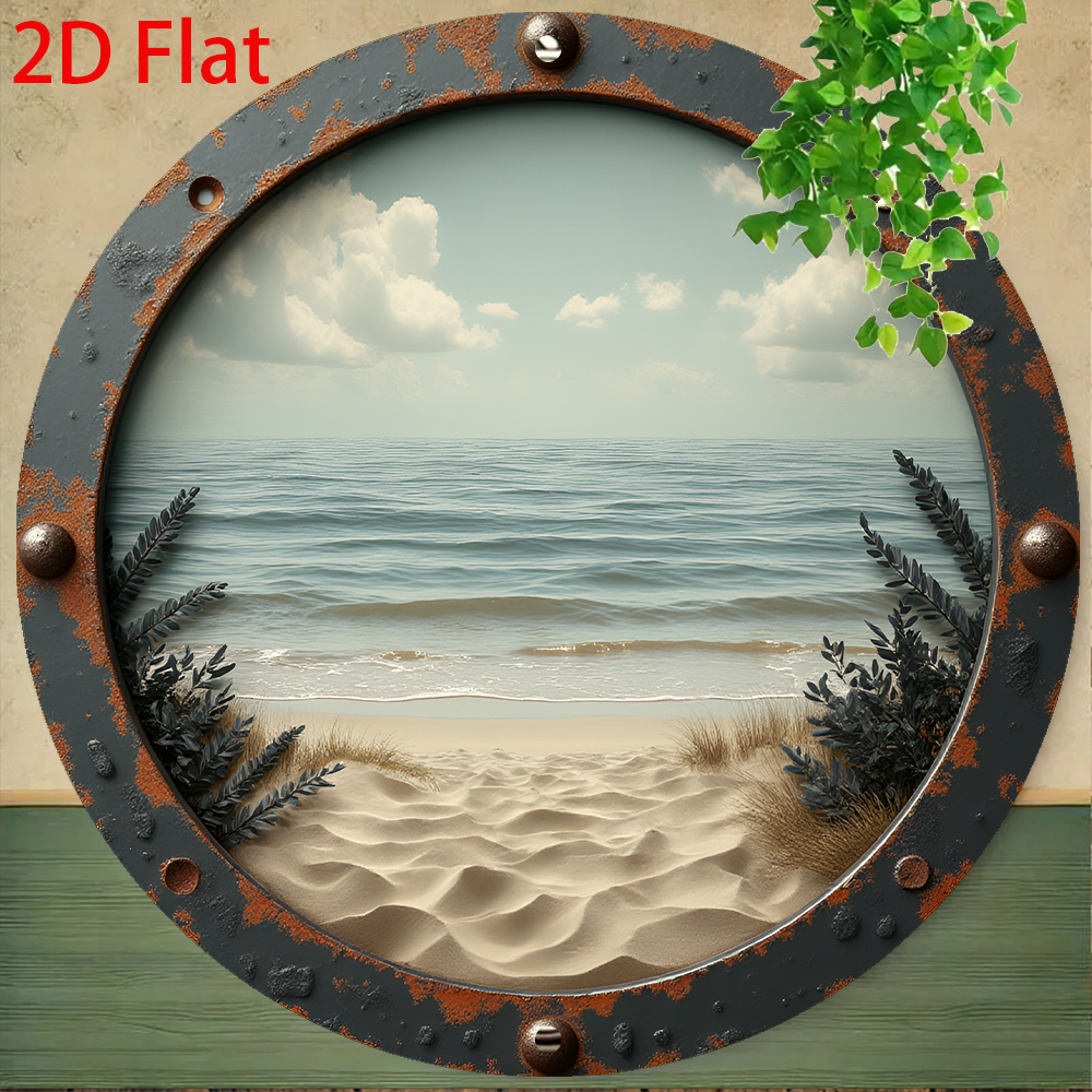 2D Flat - 1pc Vintage Round Al - Vintage Collectible Signs recensie en prijs