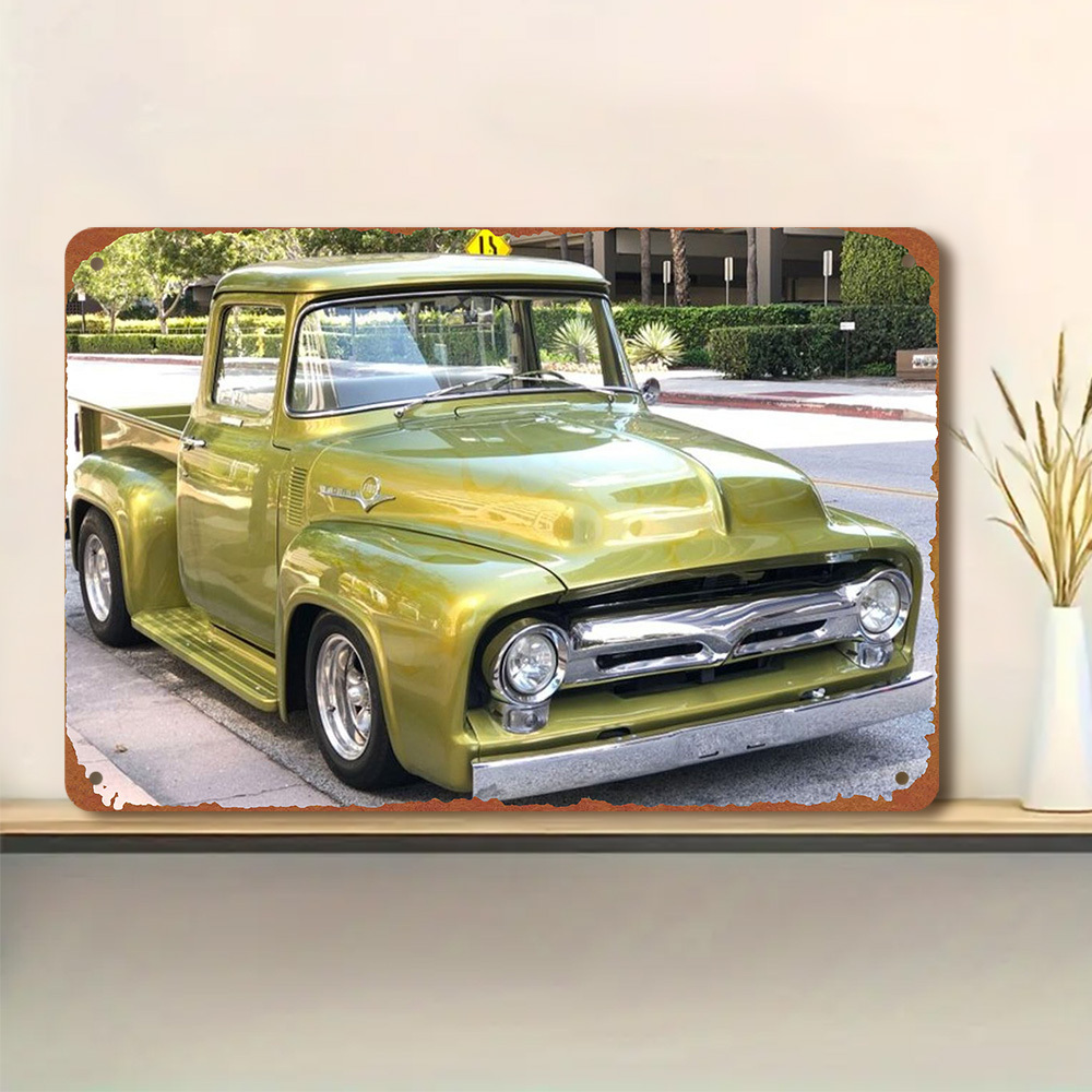 Vintage Green Pickup Truck Alu - Vintage Collectible Trucks recensie en prijs