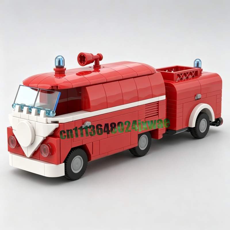 369PCS MOC Vintage Fire Truck  - Vintage Collectible Trucks recensie en prijs