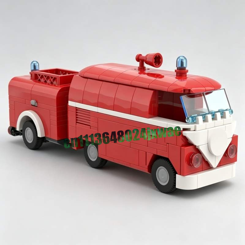 369PCS MOC Vintage Fire Truck  - Vintage Collectible Trucks recensie en prijs