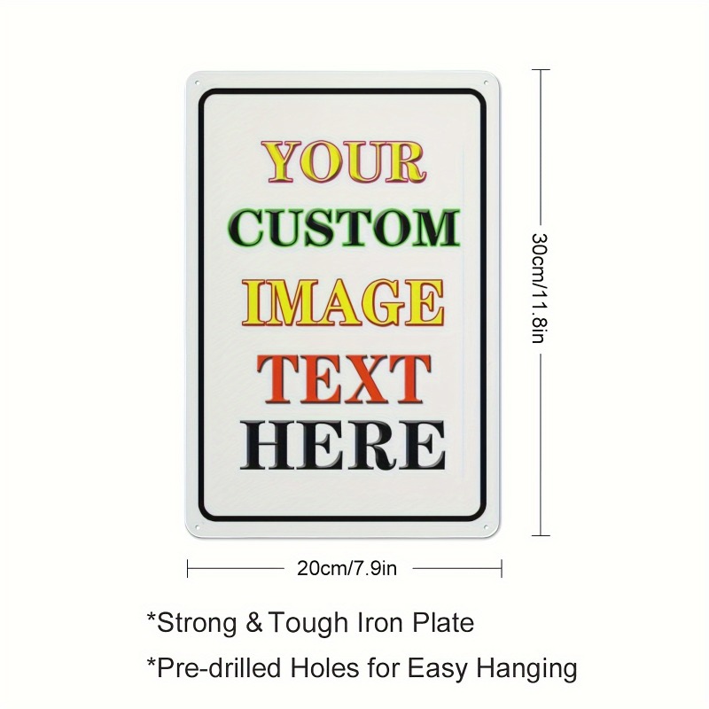 Custom Photo Rectangular Iron  - Vintage Collectible Signs recensie en prijs