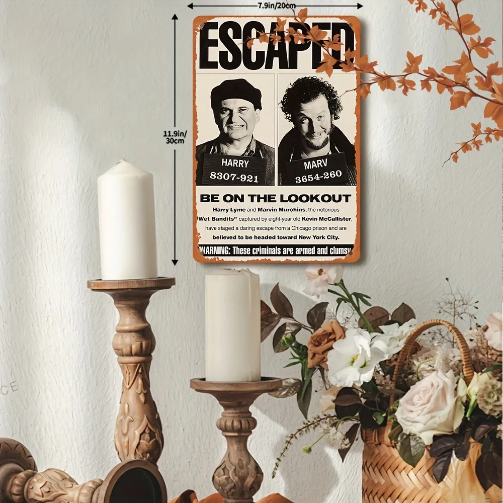 Vintage Home Alone Sign, 1pc 8 - Vintage Collectible Signs recensie en prijs