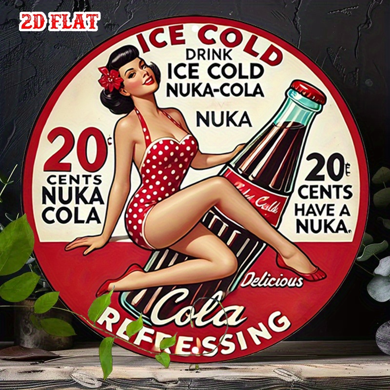 2D Flat, 1pc Retro Pin-Up 7.87 - Vintage Collectible Signs recensie en prijs