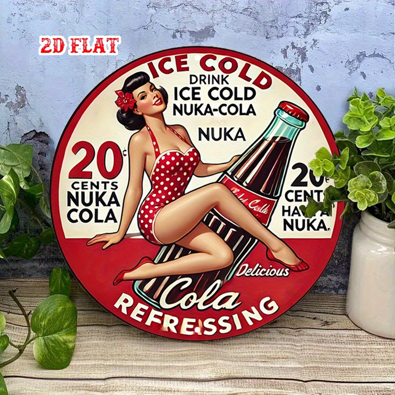 2D Flat, 1pc Retro Pin-Up 7.87 - Vintage Collectible Signs recensie en prijs