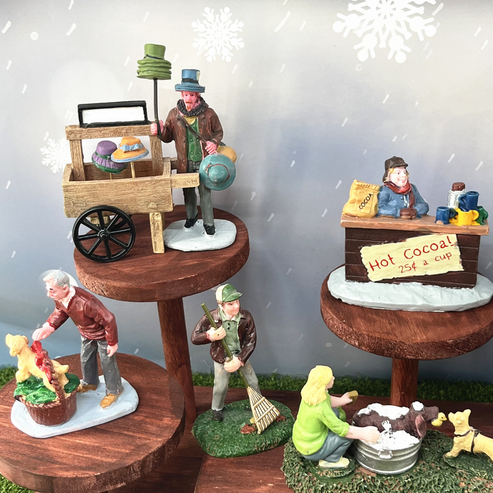 Vintage Christmas Village Figu - Vintage Collectible Market recensie en prijs