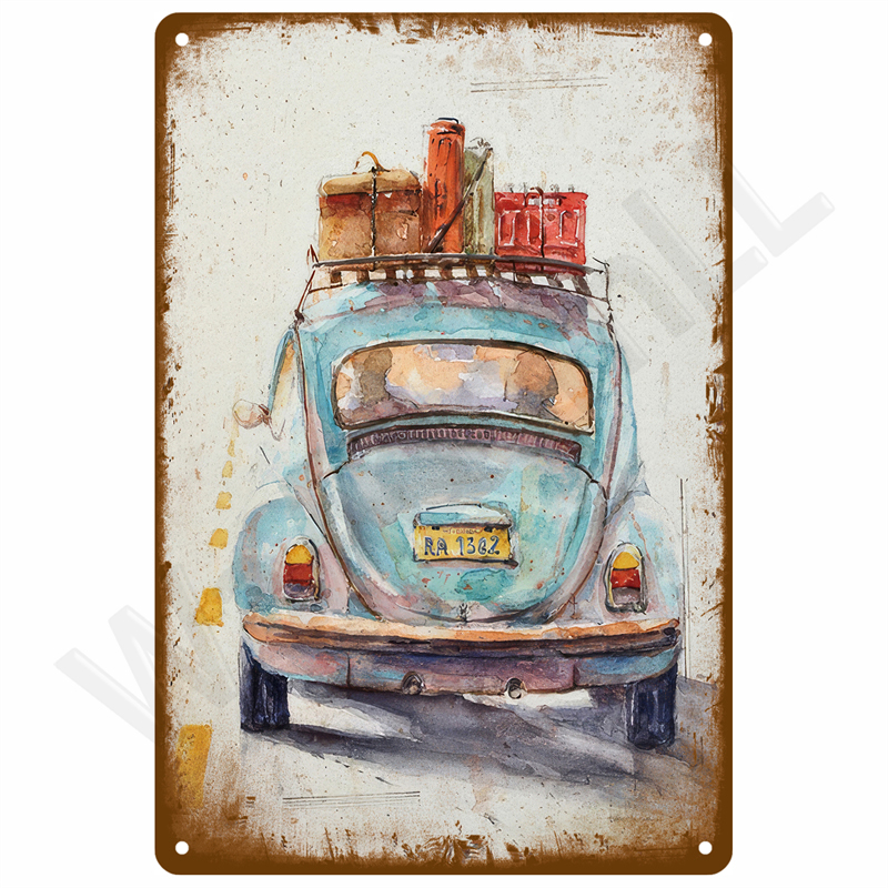 Vintage Metal Plate Tin Sign P - Vintage Collectible Signs recensie en prijs