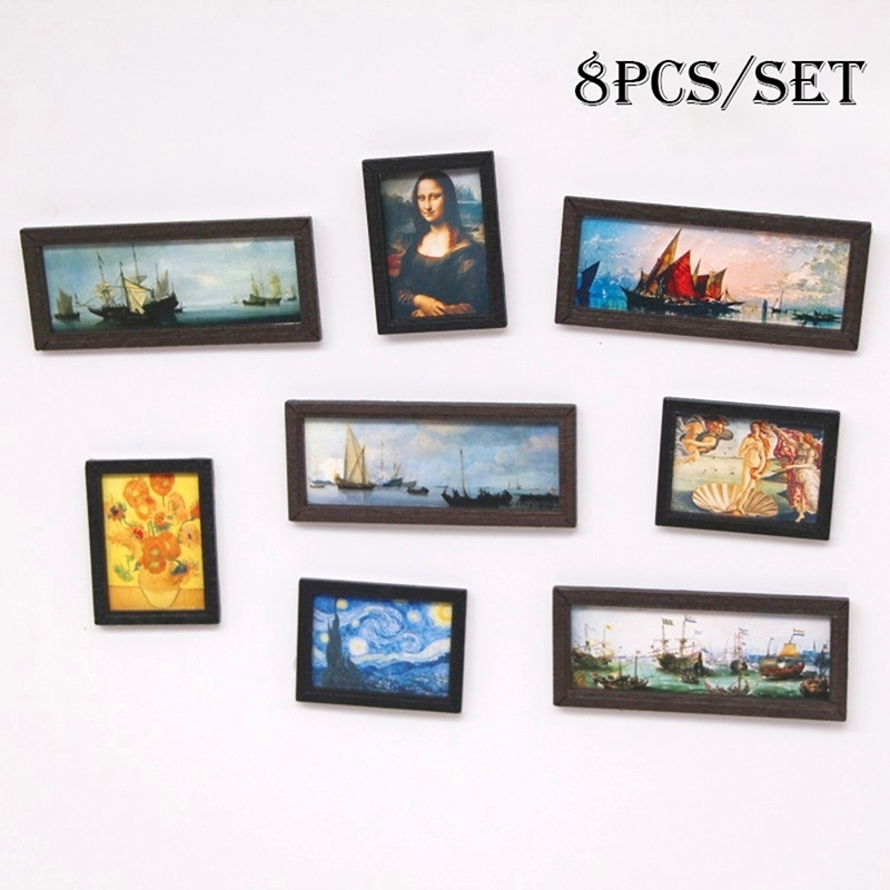8Pcs/Set 1:12 Dollhouse Miniat - Vintage Toy Collector recensie en prijs