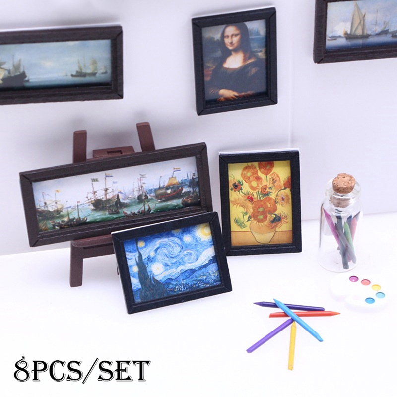 8Pcs/Set 1:12 Dollhouse Miniat - Vintage Toy Collector recensie en prijs