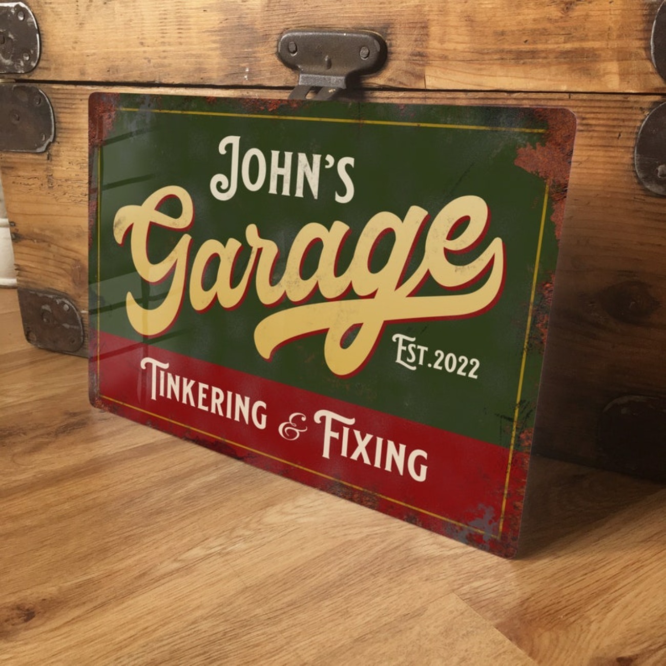 Custom Personalised Garage Met - Vintage Collectible Signs recensie en prijs
