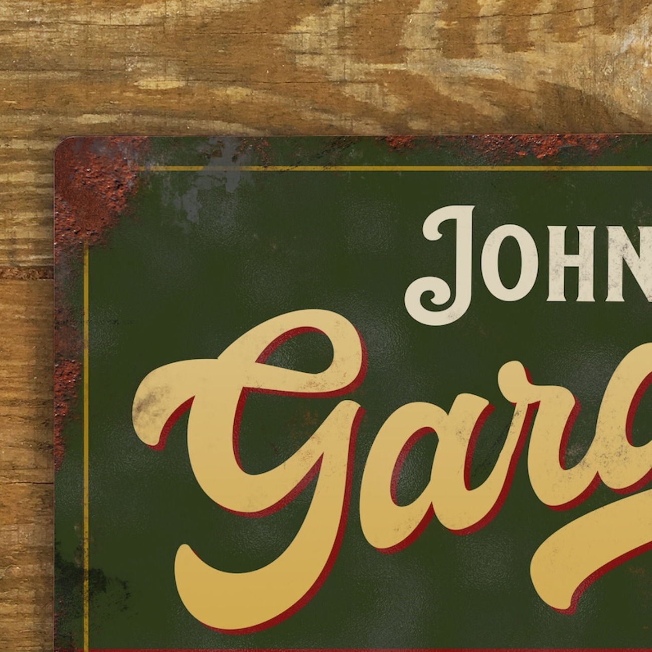 Custom Personalised Garage Met - Vintage Collectible Signs recensie en prijs
