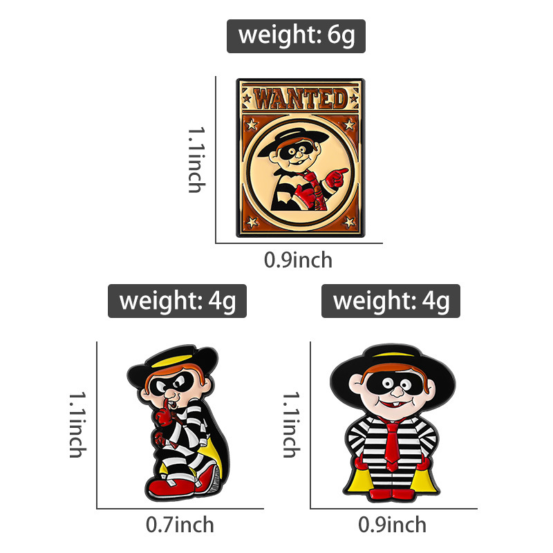 Vintage Hamburglar Enamel Pin  - Collectible Vintage Brooches recensie en prijs